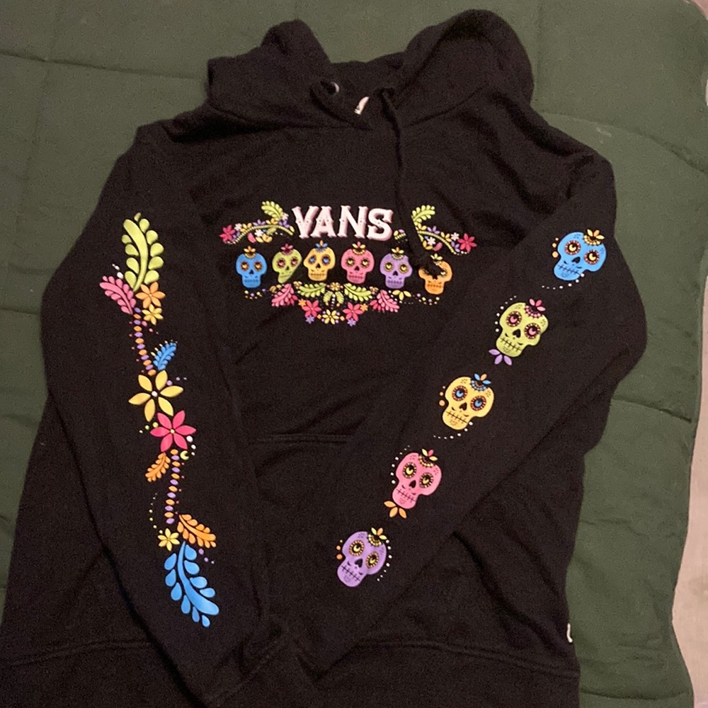 Rainbow Skull Vans Hoodie